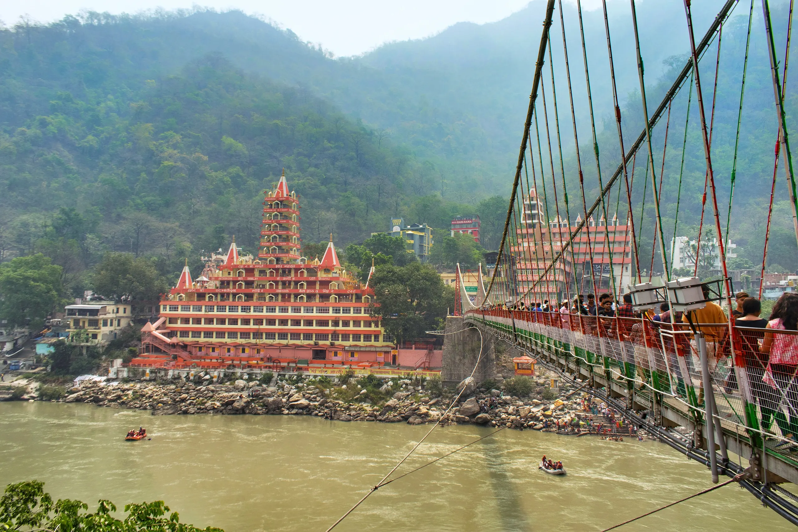 Rishikesh — Tera manjil temple, Laxman Jhula, Rishikesh